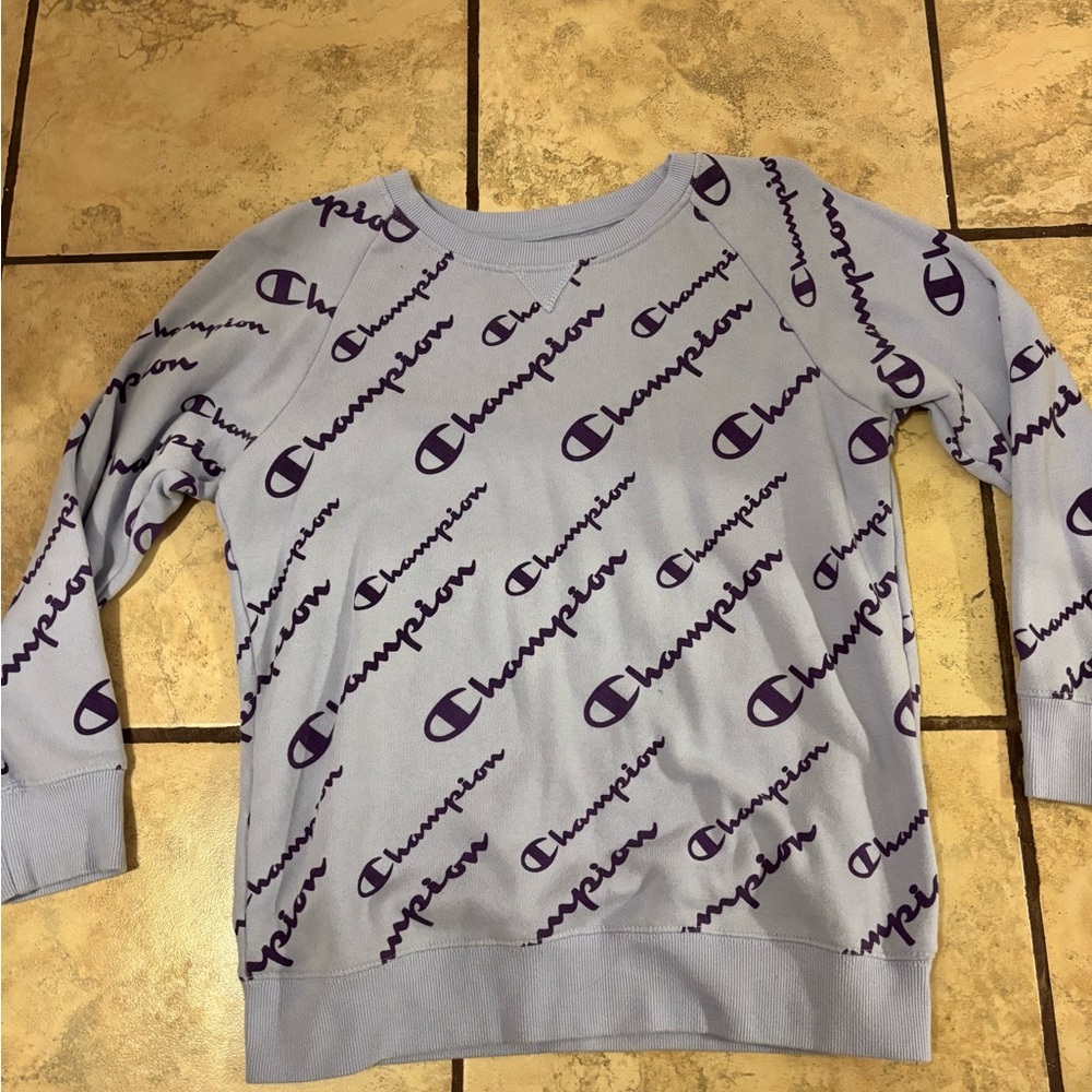 Champion kids purple Sweater